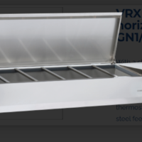 VRX 15/38S/S - Refrigerated horizontale showcase (Pans GN1/3