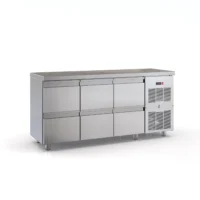 Freezer Table 6 Drawers 180x70x85